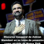Discurso inaugural de Zohran Mamdani en su toma de posesión como alcalde de Nueva York